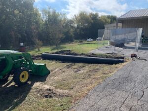 Drainage Install Progress