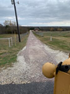 BEFORE DIRT ROAD GRADING