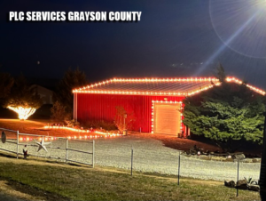 BARNDOMINIUM HOLIDAY LIGHTS INSTALLATION PLC SERVICES GRAYSON COUNTY