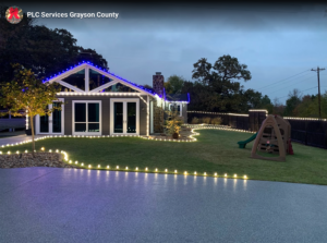 HOLIDAY LIGHTS INSTALLATION SERVICE GRAYSON COUNTY PLC SERVICE 2022