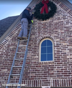 Holiday light Install 2022 SERVICE PLC SERVICES GRAYSON COUNTY TEXAS