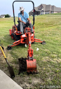 Trench Work - PLC Services Grayson County May 2023