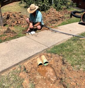 Drainage Erosion Solutions by PLC Services Grayson County TX