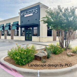 McAlisters Deli Sherman TX Landscaping by PLC Services Grayson County