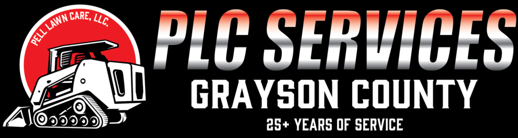 Pell Lawn Services, LLC DBA PLC Services Grayson County Logo